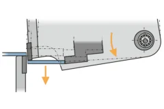 Hydraulic Shearing Machine 11 Swing-beam-After-the-cut-is-made