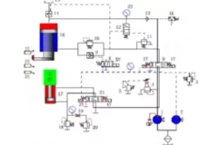Bending machine hydraulic-system working principle