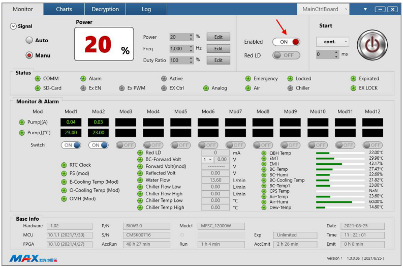 12000W Fiber Laser Source Manual 25 9
