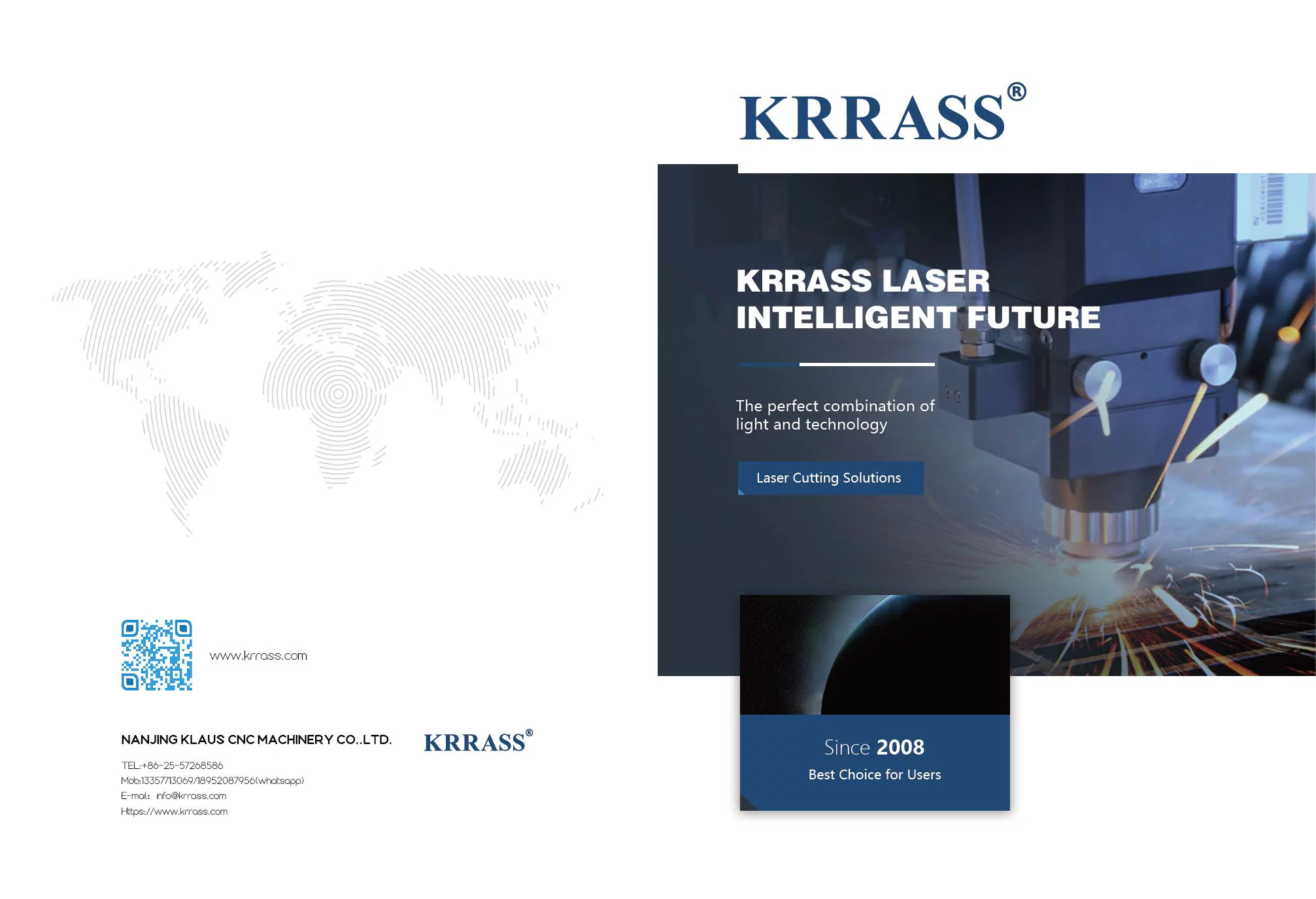 Máquina de corte a laser de fibra CNC KRRASS