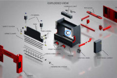 Structure de presse plieuse CNC servo hybride