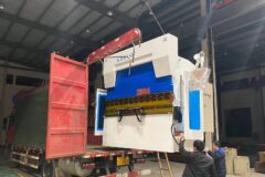 Serbia-1 Set MB8-80T2500 Hybrid Press Brake And 1 Set QC11K-8*1600 Shearing Machine