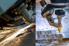 Cutting metal with laser