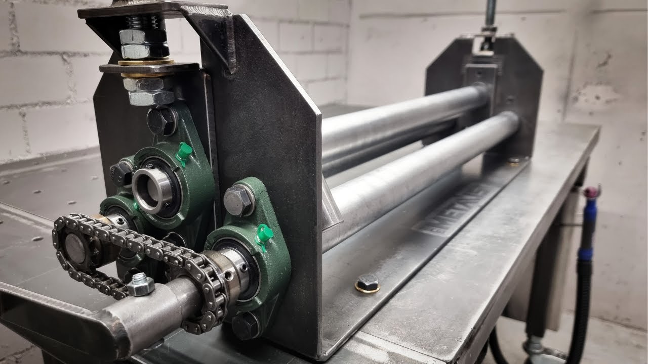 Sheet metal roll bending