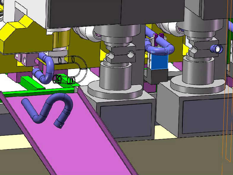 Tube and pipe bending machine process
