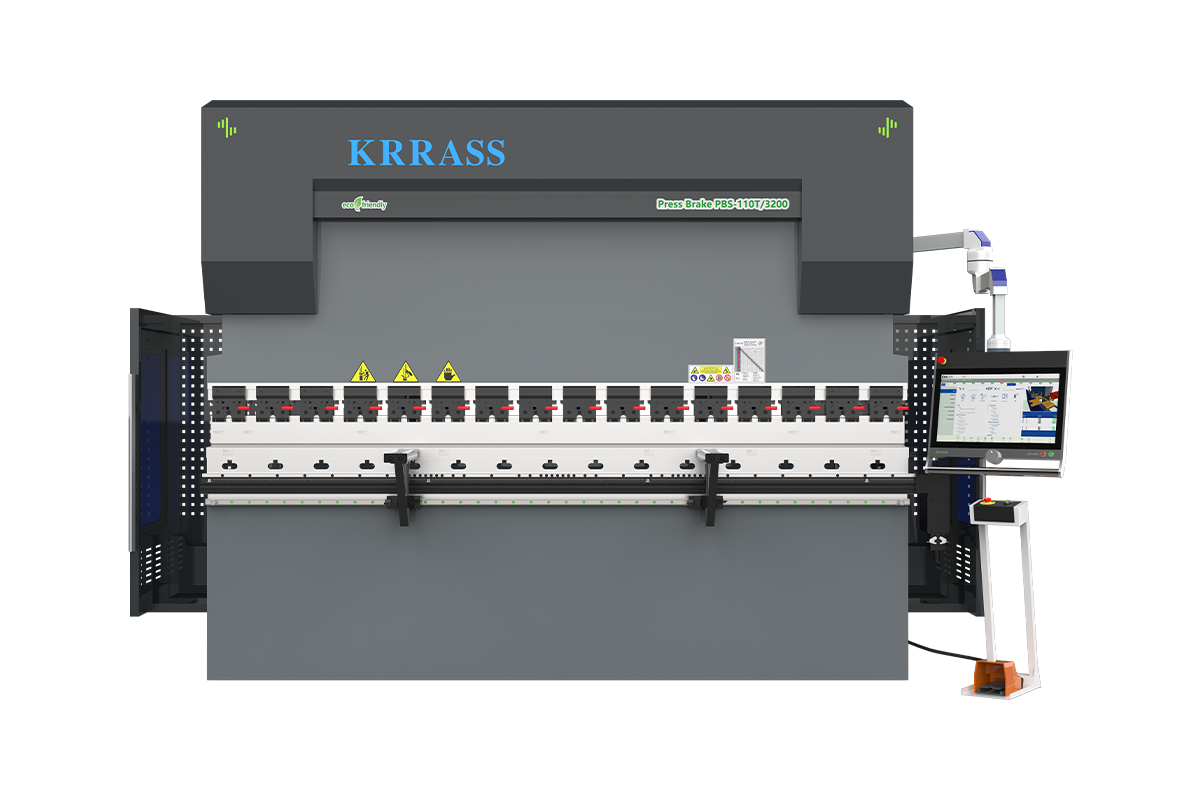 cnc press brake pbs 110t 3200 delem black 69s 1